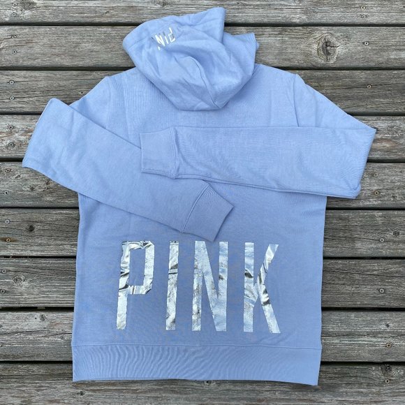 Victoria's Secret PINK Lavender Bling Perfect Zip Hoodie - Picture 3 of 16